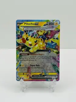 🔥Pokemon TCG-Pikachu ex-057/191-Sv08: Surging Sparks-Double Rare-Holo-M/NM!🔥 - Image 1