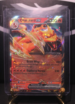 Pokemon TCG Scarlet & Violet 151 English Charizard EX 006/165 Double Rare Holo - Image 2