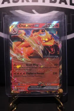 Pokemon TCG Scarlet & Violet 151 English Charizard EX 006/165 Double Rare Holo - Image 3
