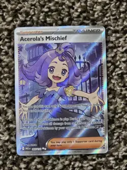 Acerola’s Mischief 165/132 Special Illustration HOLO Mega Evolution Me01 Pokemon - Image 1
