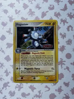 2007 Pokemon EX Power Keepers Magneton Reverse Holo Stamped #16/108 MP+ - Image 1