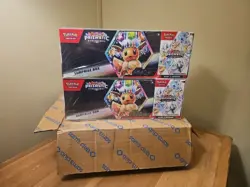 LOT OF 2 - Pokemon Prismatic Evolutions Surprise Box & Booster Bundle Sams Club - Image 1