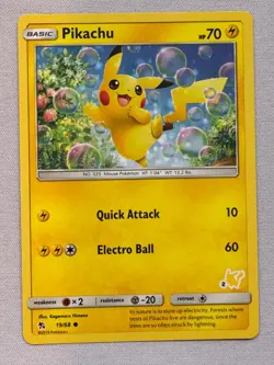 Pikachu 19/68 Common Hidden Fates Pokemon Near Mint - Image 1