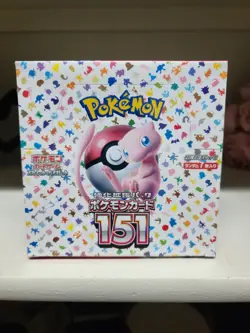 Pokemon 151 Japanese Booster Box Factory Sealed US seller With Shrink READ - Image 1