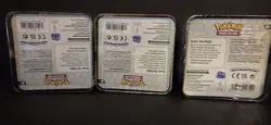 pokemon tcg stacking tin with 3 Pack Booster Pack,factory Sealed, 3 Tins... - Image 2