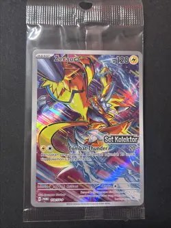 Zeraora Promo 159/SV-P Collector Set Stamp Sealed Pokemon Indonesia - Image 1