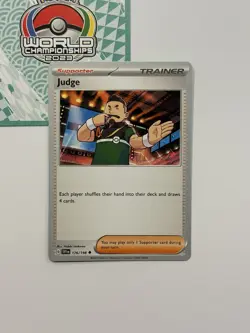 Judge 176/198 2023 Pokemon World Championships Variant Scarlet & Violet Base H - Image 1
