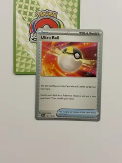 Ultra Ball 196/198 23 Pokemon World Championships Variant Scarlet Violet Base G - Image 1