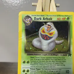 Dark Arbok 2/82 Holo Rare Team Rocket HP Vintage WOTC - Pokemon TCG - Image 2