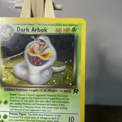 Dark Arbok 2/82 Holo Rare Team Rocket HP Vintage WOTC - Pokemon TCG - Image 3