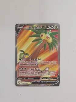Alolan Exeggutor V (Full Art) Ultra Rare Pokemon GO 071/078 LP - Image 1