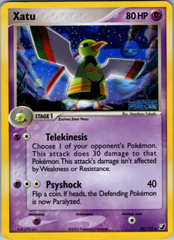 Pokemon Damaged Xatu - 49/115 - Uncommon - Reverse Holo English MP - Image 1