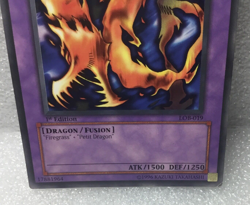 Yu-Gi-Oh! Darkfire Dragon Legend of Blue Eyes 1st Edition Rare LOB-019 - Image 2