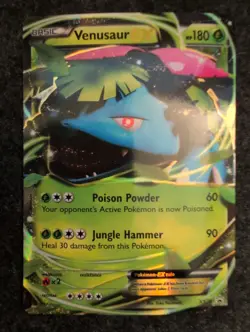 Venusaur EX XY28 XY Black Star Promos LP Pokemon Card TCG Holo - Image 1