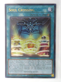 Yugioh Card Soul Crossing EGO1-EN002 1st Edition Ultra Rare NM - Image 1