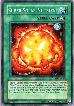 Super Solar Nutrient CRMS-EN058 Yu-Gi-Oh! Card Light Play Unlimited - Image 1