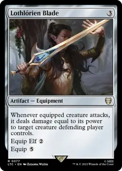 Lothlorien Blade 0077 (Regular) MTG Lord of The Rings NM FRESH - Image 1