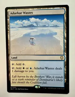 Adarkar Wastes MTG BLC 0291 Rare - Image 1