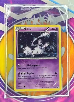 🔥2017 Mew Black Star Holo Promo XY192 XY Promos Pokemon Sleeved/PROTECTED 👍📈 - Image 4