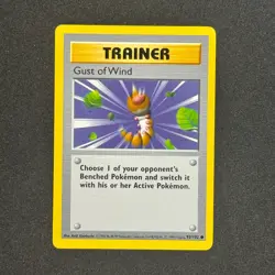 Gust of Wind 093/102 Base Set (Shadowless) Regular Pokemon TCG - Image 1