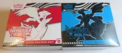 Pokemon TCG Scarlet & violet Black Bolt And White Flare ETB Set Factory Sealed! - Image 1