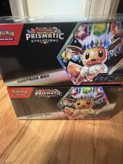 Pokemon TCG Prismatic Evolutions Surprise Boxes Sealed, Lot Of 2 - Image 1