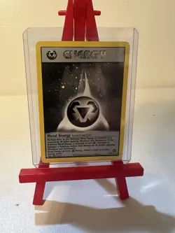 Metal Energy 19/111 Neo Genesis SWIRL Holographic Holo Rare Pokemon LP - Image 1