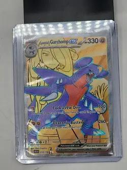 Pokemon Cynthia's Garchomp EX - SV10: Destined Rivals 215/182 Ultra Rare HOLO - Image 1