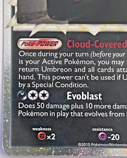 Umbreon Prime 86/90 Ultra Rare Holo Pokemon TCG HGSS Undaunted - Image 4