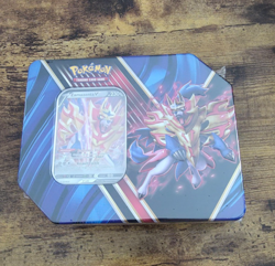 Pokemon TCG 2020 Legends of Galar Tin Factory‑Sealed – Featuring Zamazenta V - Image 1