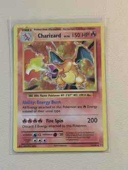 Pokemon TCG Charizard Pokemon Holo 11/108 2016 XY Evolutions Minty Pack Fresh - Image 1