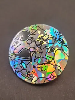 Pokemon Battle Academy COIN Charizard Pikachu Mewtwo Jumbo Foil Coin!! - Image 1