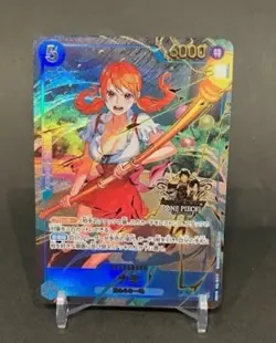 PREORDER Nami OP11-054 SR Parallel 3rd Anniversary Japanese One Piece PROMO - Image 1