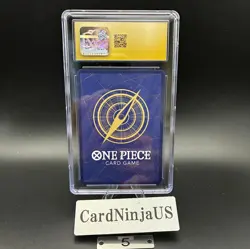CGC PRISTINE 10 Shanks OP09-004 Wanted Emperors in the New World ONE PIECE Card - Image 2