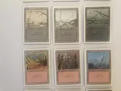 Magic: The Gathering Empty Revised Box With 60 Basic Land Cards - Image 3