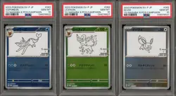 PSA 10 Yu Nagaba Pikachu Eevee Evolution Full Set Sequential Cert SV-P 10 Cards - Image 4