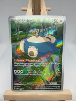 Pokemon TCG - Snorlax 051 Scarlet & Violet Black Star Promo Card Holo NM - Image 1