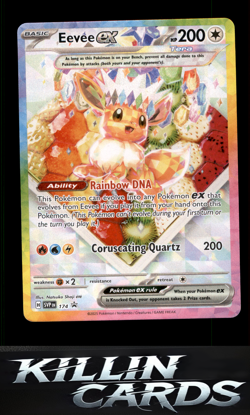 Eevee ex - 174 174 Pokemon Promo SV: Scarlet & Violet Promo Cards Card NM - Image 1
