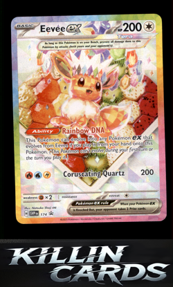 Eevee ex - 174 174 Pokemon Promo SV: Scarlet & Violet Promo Cards Card NM - Image 1