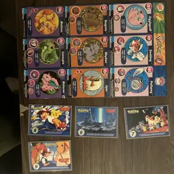 Pokemon Movie Burger King Poketrivia Cards #20 Plus Extras 13 Cards Total - Image 3