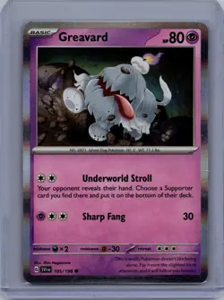 Greavard - (Mirage Holo) Common Miscellaneous Cards & Products 105/198 NM - Image 1