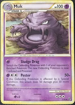 Muk 31/90 Undaunted Regular - Pokemon Card - Image 1