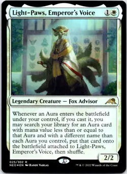 Light-Paws, Emperor's Voice (Foil) Kamigawa: Neon Dynasty, 25 NM - Image 1