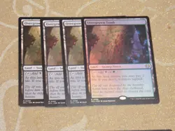 MTG Overgrown Tomb x4 Rare Lorwyn Eclipsed FOIL x1 NM Low S&H - Image 1