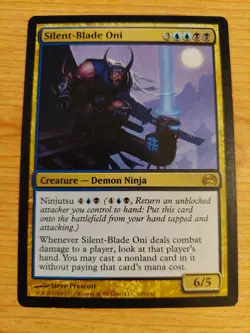 Silent-Blade Oni - 105/156 (Planechase Anthology) - Near Mint NM - Rare - Image 1