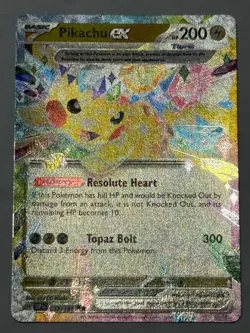 Pokemon Pikachu TCG Surging Sparks EX Double Rare Holo Card 057/191 - Image 1