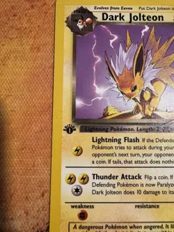1st Edition Dark Jolteon Team Rocket 38/82 | Vintage WOTC Pokemon - Image 2