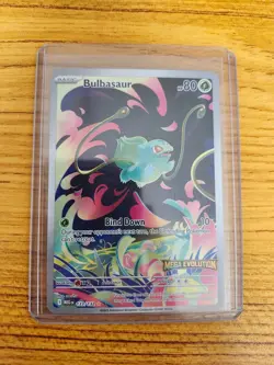 Bulbasaur 133/132 Stamp Mega Evolution Promo Pokemon NM Canadian Seller - Image 1