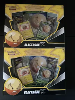 Pokemon TCG Hisuian Electrode V Box Lost Origin Sealed Box x 2 - Image 1