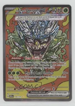 Teal Mask Ogerpon ex Special Illustration Rare Pokemon Prismatic Evolutions PRE - Image 1
